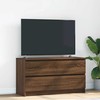 TV staliukas Televizoriaus spintelė, ruda ąžuolo, 104x35x50cm, mediena
