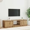 TV staliukas televizoriaus spintelė su LED lemputėmis Artisan ąžuolas