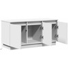 TV staliukas Televizoriaus spintelė Balta 100 x 38 x 49 cm Apdirbta mediena