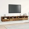 TV staliukas TV sieninė spintelė 2 pcs Senovinis medis 100 x 30 x 30 cm