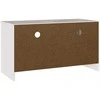 TV staliukas Televizoriaus spintelė su stalčių Drammen Balta 99 x 43 x 55 cm