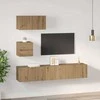 TV staliukas TV spintelių komplektas 3 pcs Amatininkų ąžuolas