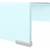 TV stovas/monitoriaus pakyla, žalias, 40x25x11cm, stiklas