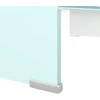 TV stovas/monitoriaus pakyla, žalias, 60x25x11cm, stiklas