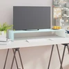 TV stovas/monitoriaus pakyla, žalias, 90x30x13cm, stiklas