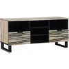 TV staliukas TV vienetai su stalčių Balta 100 x 33 x 46 cm Apdirbta mediena