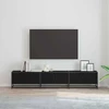 TV staliukas TV vienetai 210 x 35 x 41 cm Juodas ąžuolas Apdirbta mediena