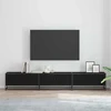 TV staliukas TV vienetai 240 x 35 x 41 cm Juodas ąžuolas Apdirbta mediena