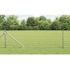 Tvora su stulpais Sidabro 0,6 x 25 m Plienas