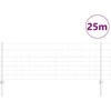 Lauko laukinė tvora su stulpais 25 x 0,8 m Sidabrinė Tinklelis