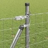 Tvora su stulpais Sidabro 1 x 25 m Plienas