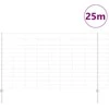 Lauko laukinė tvora su stulpais 25 x 1,4 m Sidabrinė Tinklelis