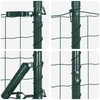 Suvirintas vielinis tvoras su smailiais galais