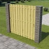 Tvorelės stulpas 2 pcs Sidabro 20 x 20 x 190 cm metalas