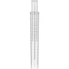 Tvorelės stulpas 2 pcs Sidabro 20 x 20 x 190 cm metalas