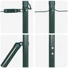 Tvorelės stulpas 26 pcs Žalia 3,2 x 3,2 x 150 cm