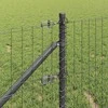 Žemės smaigalis tvoros stulpas 7 vnt. Pilka