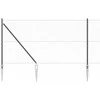 Hexagonal Fence with Post 10 x 1 m PVC dengtas plienas Pilka