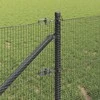 Suvirintas vielinis tvoras su smailiais galais Plienas ir PVC