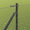 Hexagonal Fence with Post 100 x 1,6 m PVC dengtas plienas Pilka