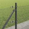 Suvirinta vielos tvora su betono baze 25 x 0,4 m Pilka