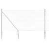 Tvorelės stulpas Sidabro 10 x 1,2 m (40 x 40 mm tinklelis)