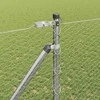 Hexagonal Fence with Post 25 x 1,4 m Galvanizuotas plienas