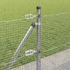 Suvirinta vielos tvora su betono baze 50 x 0,6 m Sidabrinė