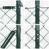 Tvorelės stulpas Žalia 1 x 25 m (60 x 60 mm tinklas) Plienas