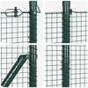 Suvirintas vielinis tvoras su smailiais galais Plienas ir PVC