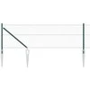 Hexagonal Fence with Post 100 x 0,6 m PVC dengtas plienas Žalia
