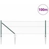 Hexagonal Fence with Post 100 x 0,6 m PVC dengtas plienas Žalia