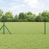 Tvorelės stulpas Plienas ir PVC Žalia