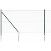 Hexagonal Fence with Post 100 x 1,2 m PVC dengtas plienas Žalia