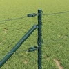 Hexagonal Fence with Post 25 x 0,6 m PVC dengtas plienas Žalia