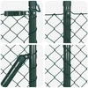 Tvorelės stulpas Žalia 25 x 0,8 m (40 x 40 mm tinklelis)