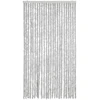 Užuolaida nuo musių, pilkos spalvos, 100x220cm šenilis