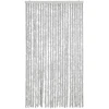 Užuolaida nuo musių, pilkos spalvos, 100x230cm, šenilis