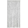 Užuolaida nuo musių, pilkos spalvos, 90x220cm šenilis