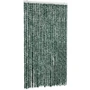 Užuolaida nuo musių, žalia ir balta, 118x220cm, šenilis