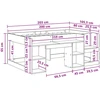 Vaikiška lova su saugykla Balta 80 x 200 cm Apdirbta mediena