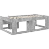 Vaikiška lova su saugykla Betono pilka 75 x 190 cm