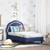 Lova Vaikiška Lovo Rėmas su Galvūgaliu Policijos mėlyna 70 x 140 cm