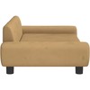 Vaikiška sofa, rudos spalvos, 100x54x33cm, aksomas
