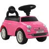 Vaikiškas automobilis Fiat 500, rožinis