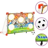 Vaikiški futbolo vartai su treniruočių sienele, 120x51x77,5cm