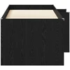 Vaikų Aukštas Lova 2 pcs Juodojo ąžuolo 193 x 96,1 x 68,5 cm