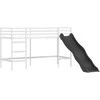 Lova Vaikų Lofto Lovos Rėmas Balta ir rožinė 75 x 190 cm Metalas