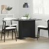 Valgomojo stalas Juoda 110 x 60 x 75 cm Apdirbta mediena