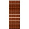 Vejos apvadai, 10vnt., 25x103cm, lankstus Corten plienas